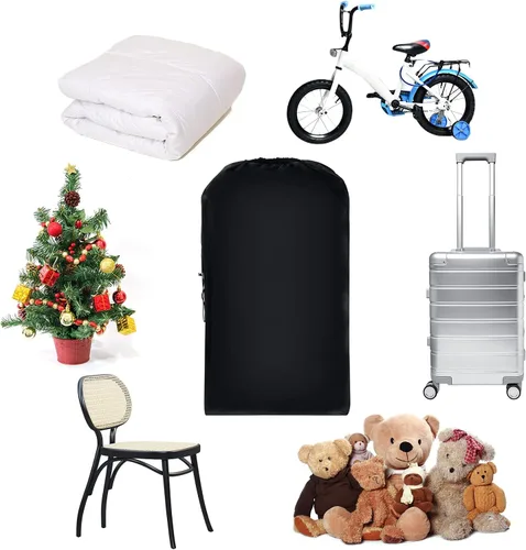 Miniatura 3 de Nuanchu 1 bolsa de lavandería extragrande de 40 x 60 pulgadas, bolsa de almacenamiento gigante reutilizable multiusos para equipaje a prueba