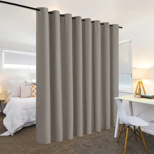 Miniatura 232 de RYB HOME - Cortinas extralargas de privacidad, para bloquear luz, de techo a suelo, para comedor, oficina, sala de estar, cine en casa, patio, 8.3