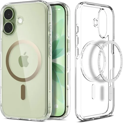 Miniatura 391 de Spigen Funda para iPhone 13 Mini, ultra híbrida MagFit [antiamarilleo] [compatible con Magsafe] - Transparente