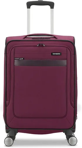 Miniatura 3 de Samsonite Ascella 3.0 Softside - Maleta expandible con ruedas giratorias, Ciruela Claro, Ascella 3.0 Softside - Maleta expandible con ruedas