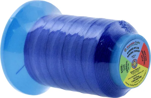 Miniatura 3 de Mandala Crafts Tamaño 69 210D T70 Hilo de nailon unido – 12 colores neutros surtidos 3600 yardas Tex 70 hilos de costura resistentes para cuero