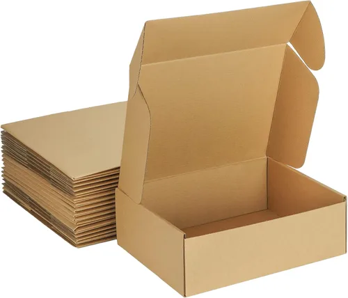 Miniatura 39 de MEBRUDY Cajas de envío de 4 x 4 x 2 pulgadas, paquete de 100 unidades, pequeñas cajas de cartón corrugado para enviar por correo, embalaje de Marrón