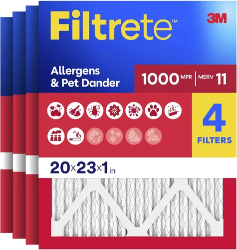 Miniatura 41 de Filtrete - Filtro de aire para caldera de aire acondicionado, 20 x 25 x 1 pulgadas, MERV 11, MPR 1000, defensa contra micro alérgenos, filtro