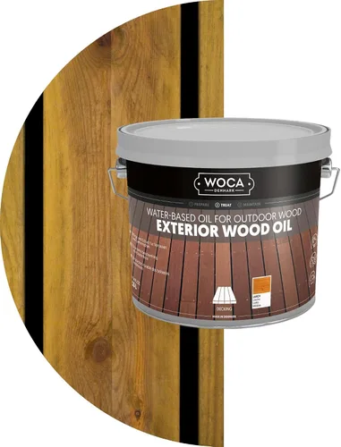 Miniatura 21 de WOCA Comprobador de aceite de madera exterior de Dinamarca, aceite penetrante a base de agua para superficies de madera al aire libre, muestra
