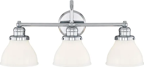 Miniatura 18 de Capital Lighting 621111PN-426 - Lámpara de pared de cristal transparente de mediados de siglo, 1 luz de 100 vatios, 10 pulgadas de alto x 6 pulgadas