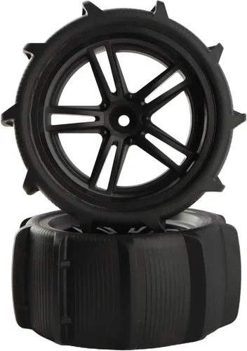 1/10 RC Neumáticos y ruedas de paleta 12mm Hex Tyer PX9200-29A para coches RC de alta velocidad 9125 X07 X08 X17 9155 9156 9201E 9205E 9206E 200E