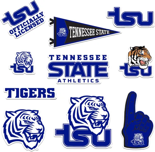 Miniatura 48 de Mississippi State University - Paquete variado de 10 calcomanías de vinilo grandes de lujo, para laptop, botella de agua, álbumes de recortes
