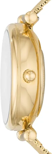 Miniatura 4 de Fossil Women's Carlie Automatic Stainless Steel Mesh Three-Hand Watch for Women, Dorado (Gold mesh)