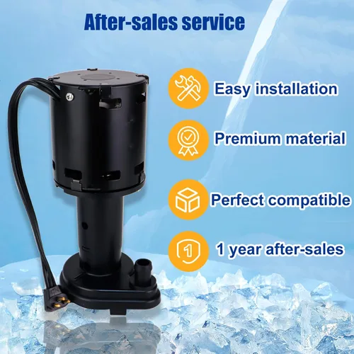Miniatura 7 de 9161076-01 Bomba de agua compatible con modelos de máquina de hielo ice-o-matic reemplazar hartell GPP-1MH-1P HRIM-21-115 803338 115V 1550RPM