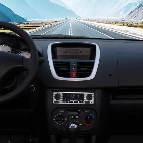 Miniatura 4 de SDX Audio Receptor de radio Bluetooth, reproductor de MP3 con cargador USB, MP3/USB, entrada auxiliar, micrófono integrado manos libres, iluminación