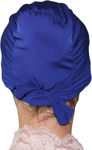 Miniatura 2 de firdevs Lujo Satén Hiyab capó islámica musulmán bufanda Cap Hueso underscarf