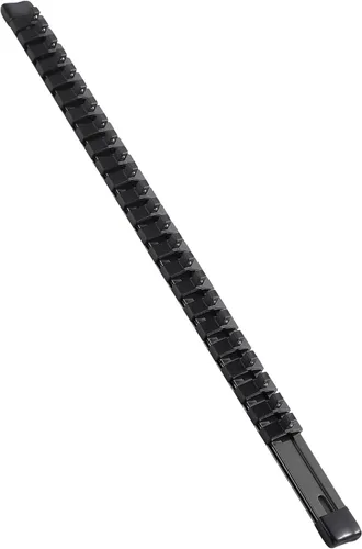Miniatura 18 de ALOANES Organizador de riel de enchufe de aleación de aluminio de 1/4 de pulgada, bastidores de enchufe resistentes, kit de soporte para caja de Azul