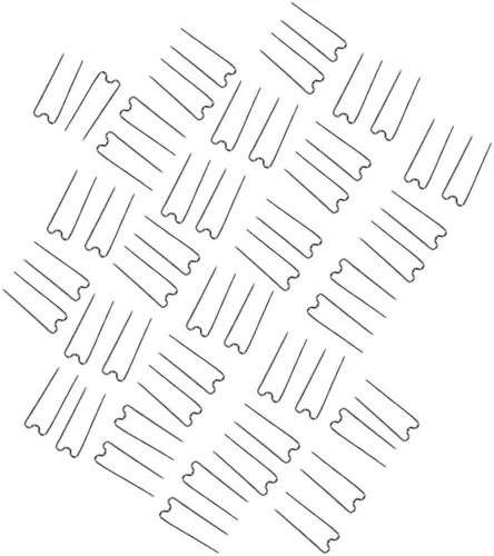 Craft Decor FL035 - Alfileres de helecho verde, 1.25 pulgadas, 50 unidades (paquete de 2)