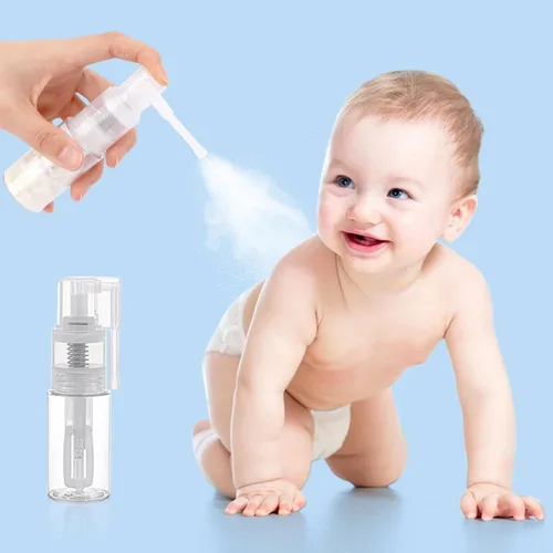 Miniatura 4 de KALIONE 2 unidades de pulverizador de purpurina transparente para manualidades con purpurina, botella vacía multiusos vacía de plástico pulverizador