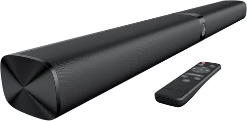 Barra de sonido para Smart TV, barra de sonido de 80 W con conexión Bluetooth/ARC/Opt/AUX, aumento de volumen dinámico, 3 modos de ecualizador,