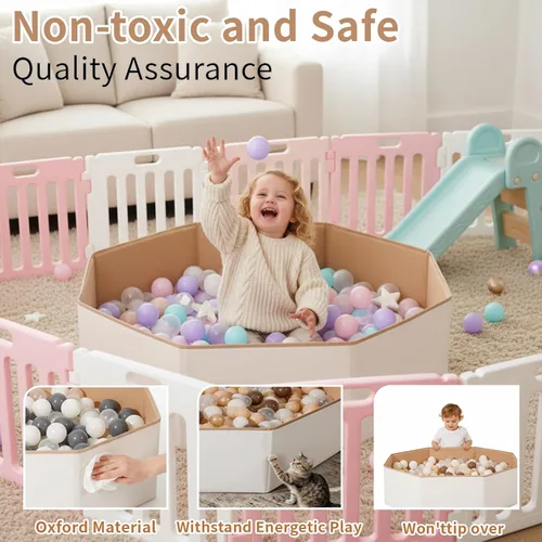 Miniatura 9 de Pelotas plegables para niños y mascotas, versátil piscina para niños y gatos, perfecto para niñas y niños, para interiores y exteriores, fácil