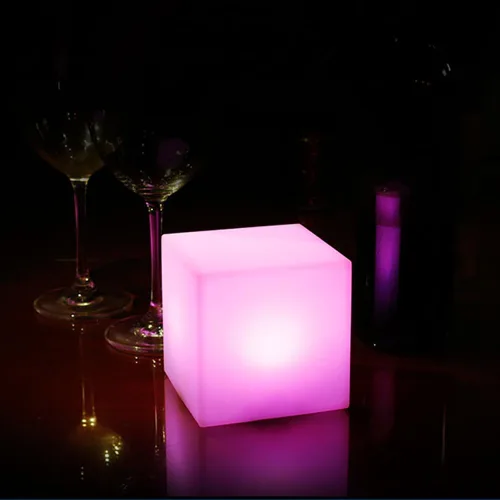 Miniatura 4 de Mr.Go Lámpara de ambiente de luz nocturna LED regulable de 4 pulgadas para niños y adultos, 16 colores RGB, 8 niveles de atenuación, 4 efectos
