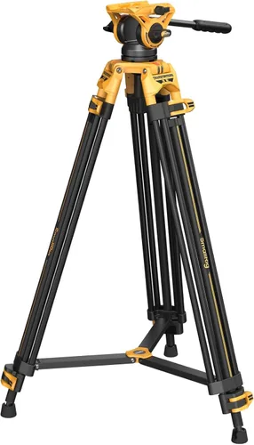 Miniatura 10 de SmallRig AD-01S - Trípode de video resistente de 74 pulgadas con cabezal fluido de inclinación y panorámica, placa de liberación rápida de modo