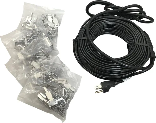 Miniatura 15 de Kit de cables eléctricos automáticos para techos color negro, de 160 x 120 x 7 pies, RC160 de Frost King, RC30
