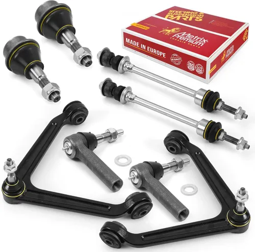 Miniatura 45 de Metrix Premium Chassis Parts - Kit de suspensión delantera de 10 piezas para BMW X5 2007-2013, BMW X6 2008-2014, reemplazo, fabricado en Europa