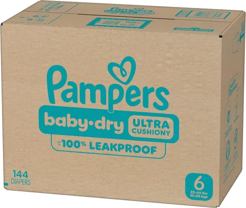 Miniatura 15 de Pañales Pampers - Baby Dry - Talla 6, 144 unidades, Pañal desechable absorbente para bebé (el empaque puede variar)