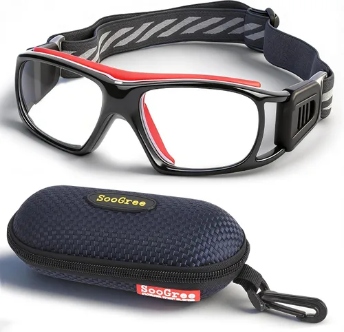 Miniatura 13 de SooGree Anteojos deportivos para hombres y mujeres, para baloncesto, fútbol, deportes, antiniebla, choque, colisión, gafas de uso