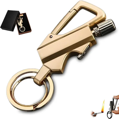 Miniatura 13 de Consensuts Lighter-Consensuts - Encendedor infinito permanente con llavero multiherramienta abridor de botellas para exteriores (F)