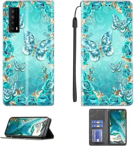 Miniatura 433 de Funda para Moto One Zoom compatible con Motorola One Zoom Phone Case Flip Stand Cover Magnetic Close YHD