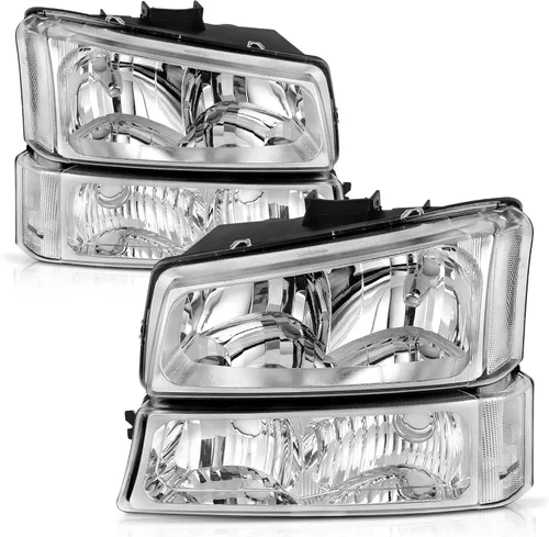 oEdRo Faro delantero para Chevy Silverado 03-06 1500 2500 3500 1500HD 2500HD/03-06 Avalanche 1500 2500/07 Silverado 1500 1500HD 2500HD 3500 Classic