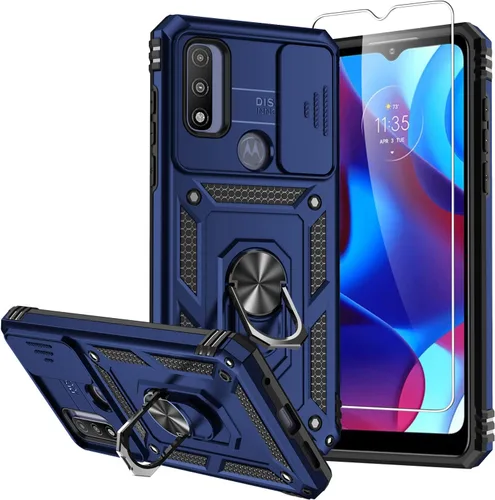 Miniatura 9 de SMKY - Funda para Moto G Play 2023, funda para Moto G Pure con protectores de pantalla y funda para cámara, [grado militar] de 16 pies. Funda a Negro