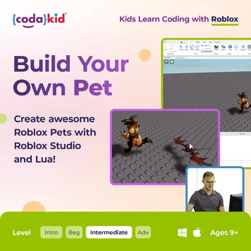 Miniatura 9 de CodaKid Roblox Coding, Award-Winning, Coding for Kids, Ages 9+ with Online Mentoring Assistance, Learn Computer Programming and Code Fun Games with