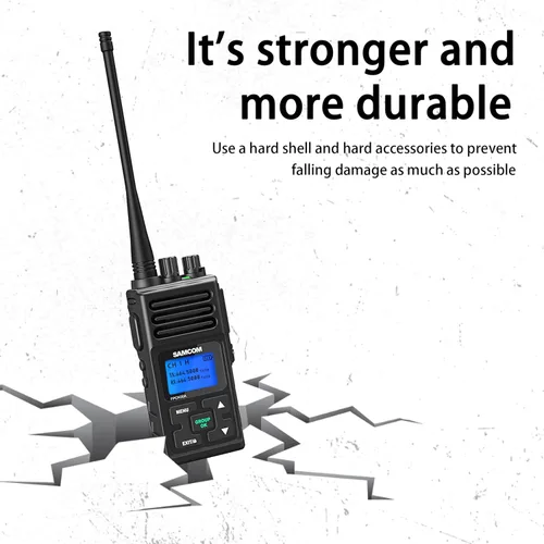 Miniatura 6 de SAMCOM Radios de dos vías de largo alcance recargables, radio bidireccional de alta resistencia para adultos, walkie talkie de 5 vatios de alta