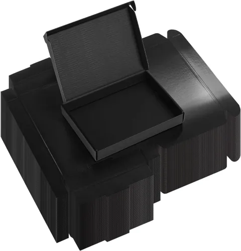 Miniatura 21 de Rempry Cajas de envío negras de 9 x 6 x 4 pulgadas, paquete de 20 cajas de cartón para pequeñas empresas, cajas de regalo para embalaje de envío