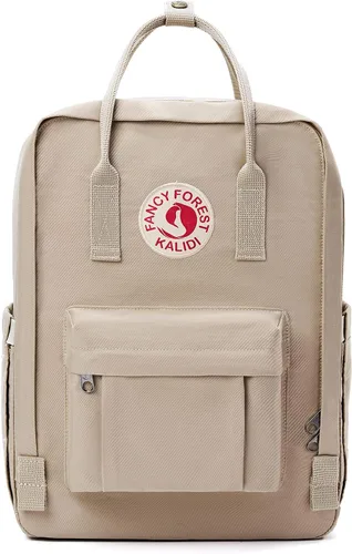 Miniatura 14 de KALIDI Mochila casual para laptop de 15 pulgadas, mochila clásica para campamento, viajes, exteriores, cuadrada, mochila para universidad, Verde