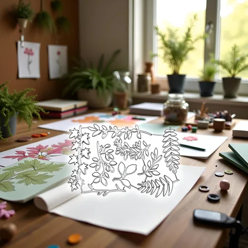 Miniatura 3 de Plantilla de metal para plantas de hojas, hierba, troqueles de corte en relieve, álbum de recortes, álbum de fotos, manualidades, troqueles