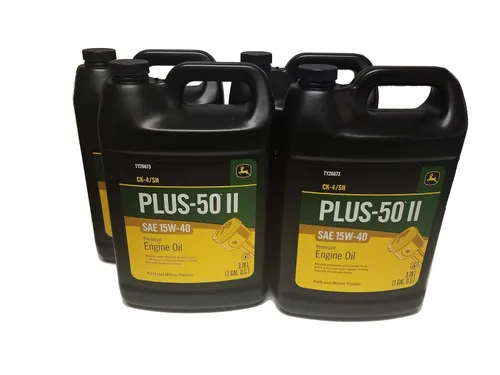 Miniatura 3 de John Deere Equipo Original Plus-50 II SAE 15W-40 Aceite - TY26673 (MULTI-PACK GALLONS) (3)