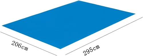 Miniatura 3 de Paño rectangular de suelo para piscinas sobre el suelo, plegable, impermeable, protector de suelo para piscinas/piscinas inflables para niños, 116 x