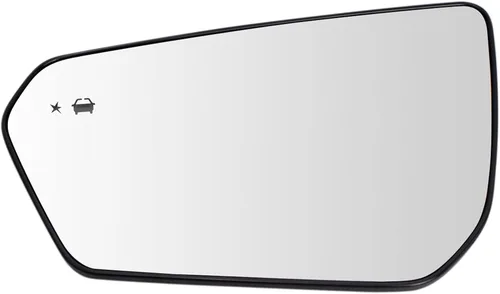Miniatura 437 de TRQ Cristal de espejo izquierdo compatible con Chevrolet Silverado 1500 GMC Sierra 1500 2019-2021