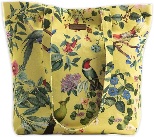 Miniatura 12 de Maison d' Hermine - Bolsa de lona de algodón reutilizable para mujeres, con asa para el hombro, bolsas a granel para compras y viajes