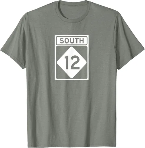 Miniatura 67 de Highway 12 South NC Outer Banks North Carolina Hwy - Camiseta, Negro, S