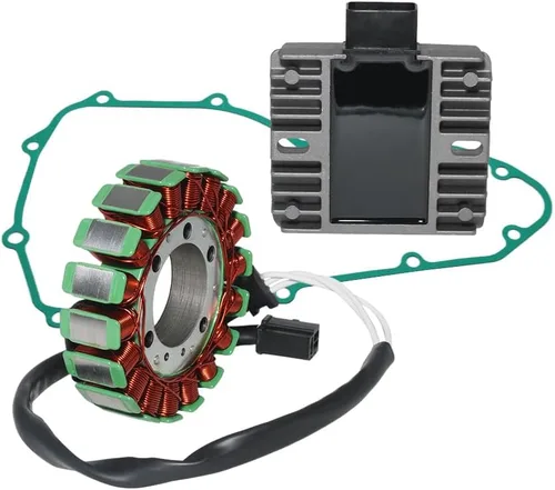 Miniatura 2 de Bobina de estator, rectificador regulador, juego de juntas para Kawasaki EX650 ER-6F, para Kawasaki ER400 ER-4N para Kawasaki Ninja 400R EX400