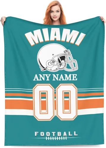 Miniatura 29 de Manta personalizada de Arizona, manta personalizada con cualquier nombre y número, mantas ligeras y cálidas personalizadas, regalos para hombres
