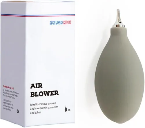 Bomba de bombilla de goma para soplador de aire, soplador de aire para audífonos y soplador de moho (gris)