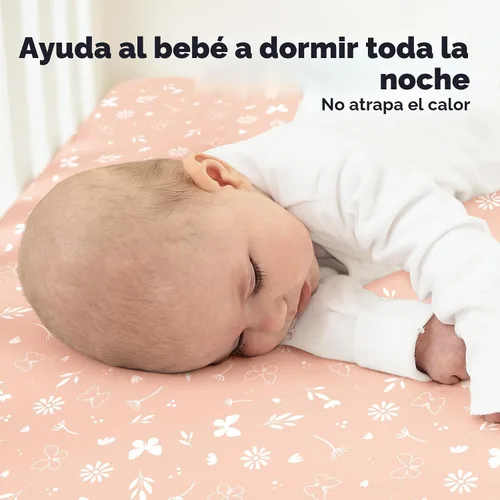 Miniatura 5 de KeaBabies - Juego de 2 sábanas orgánicas, unisex, suaves, 52 x 28 pulgadas, diseño neutro, de algodón jersey transpirable, con estampados adorables