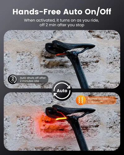 Miniatura 6 de Luz Trasera de Bicicleta Ravemen CL01, Luz Trasera de Bicicleta de Ángulo Amplio de 300° para Conducción Nocturna, Accesorios de Seguridad