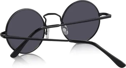 Miniatura 6 de Lentes de sol Sunny Pro retro, redondos, pequeños, con color, lente hippie estilo John Lennon
