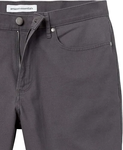 Miniatura 5 de Tienda Essentials Pantalón corto ajustado de 7 pulgadas con entrepierna elástica de 5 bolsillos para hombre