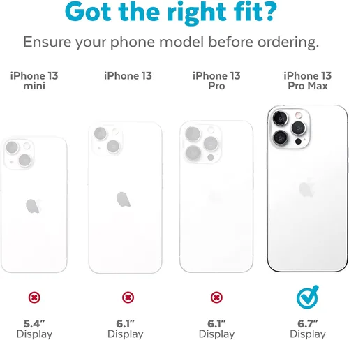 Miniatura 9 de Speck Funda para iPhone 13 Pro Max, protección contra caídas para teléfonos iPhone 12 Pro Max y iPhone 13 Pro Max, compatible con MagSafe, agarre