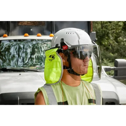 Miniatura 8 de Milwaukee BOLT - Protector facial completo, transparente, compatible con cascos de seguridad y cascos duros, 48-73-1420