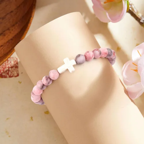 Miniatura 81 de Regalos navideños para niños, niñas adolescentes, mujeres, linda pulsera de cruz para niñas, regalos de Navidad cristianos para mujeres, ideas